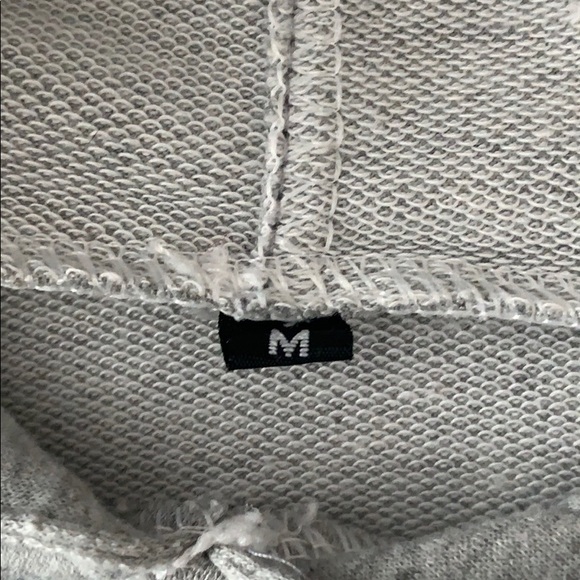 Calvin klein gray cropped hoodie - Picture 2 of 2